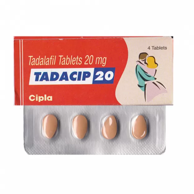 Tadacip Tadalafil Oral tablets 20mg Cipla Tadacip Tadalafil Oral tablets 20mg Cipla