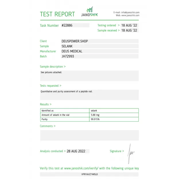 Selank by Deus Medical Selank by Deus Medical