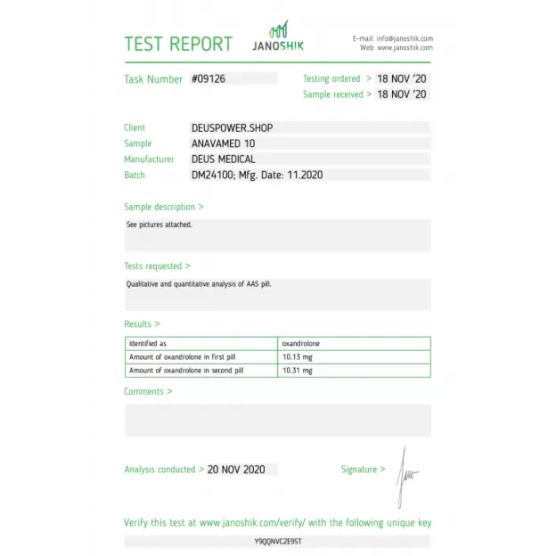Anavamed 10 by Deus Medicals Anavamed 10 by Deus Medicals