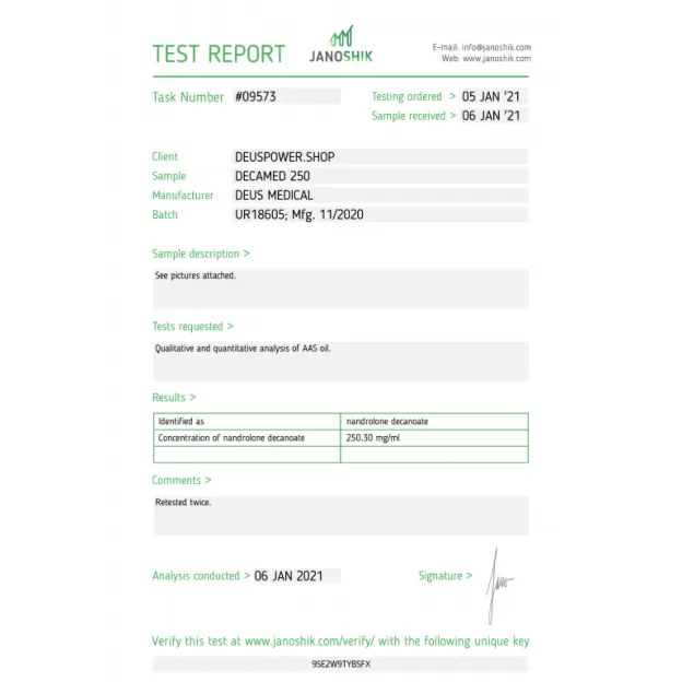Decamed 250 by Deus Medicals Decamed 250 by Deus Medicals