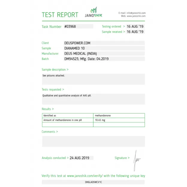 Dianamed 10 by Deus Medicals Dianamed 10 by Deus Medicals