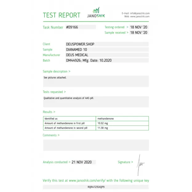 Dianamed 10 by Deus Medicals Dianamed 10 by Deus Medicals