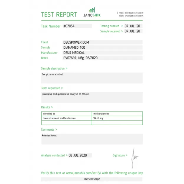 Dianamed 100 by Deus Medicals Dianamed 100 by Deus Medicals