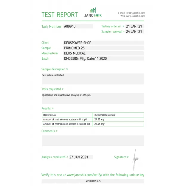 Primomed 25 by Deus Medicals Primomed 25 by Deus Medicals