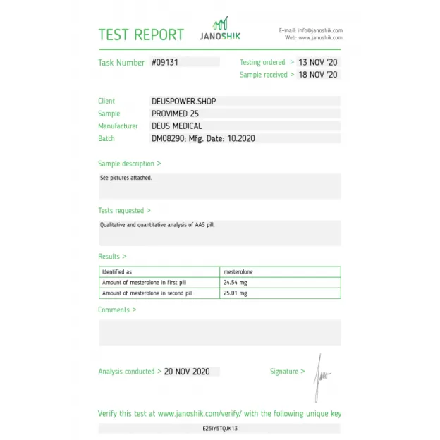 Provimed 25 by Deus Medicals Provimed 25 by Deus Medicals