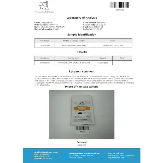Aromasin by Dragon Pharma Aromasin by Dragon Pharma
