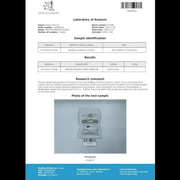 Clomid 50mg by Dragon Pharma Clomid 50mg by Dragon Pharma