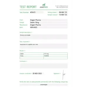 Selank 10mg by Dragon Pharma