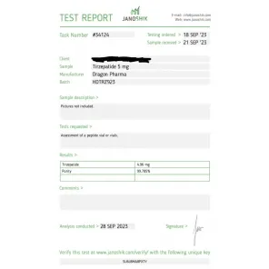 Tirzepatide 5mg by Dragon Pharma Tirzepatide 5mg by Dragon Pharma