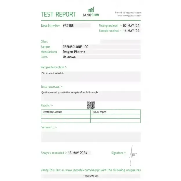 Trenbolone 100 by Dragon Pharma Trenbolone 100 by Dragon Pharma